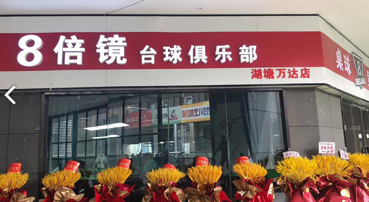 8倍镜台球俱乐部(万达中央华城南区店) 的图标